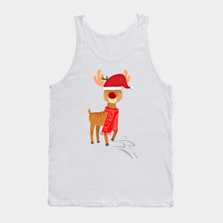 Just a Red Nose Deer Tank Top